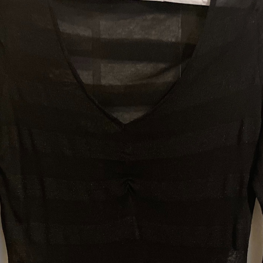 Michael Stars Sheer Ruched top